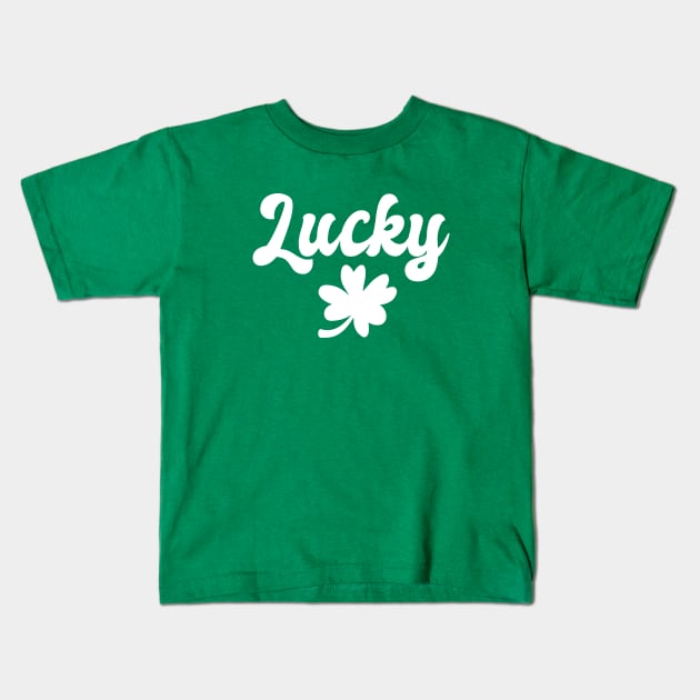 Lucky Shirt Kids T-Shirt by TheSmartyArty